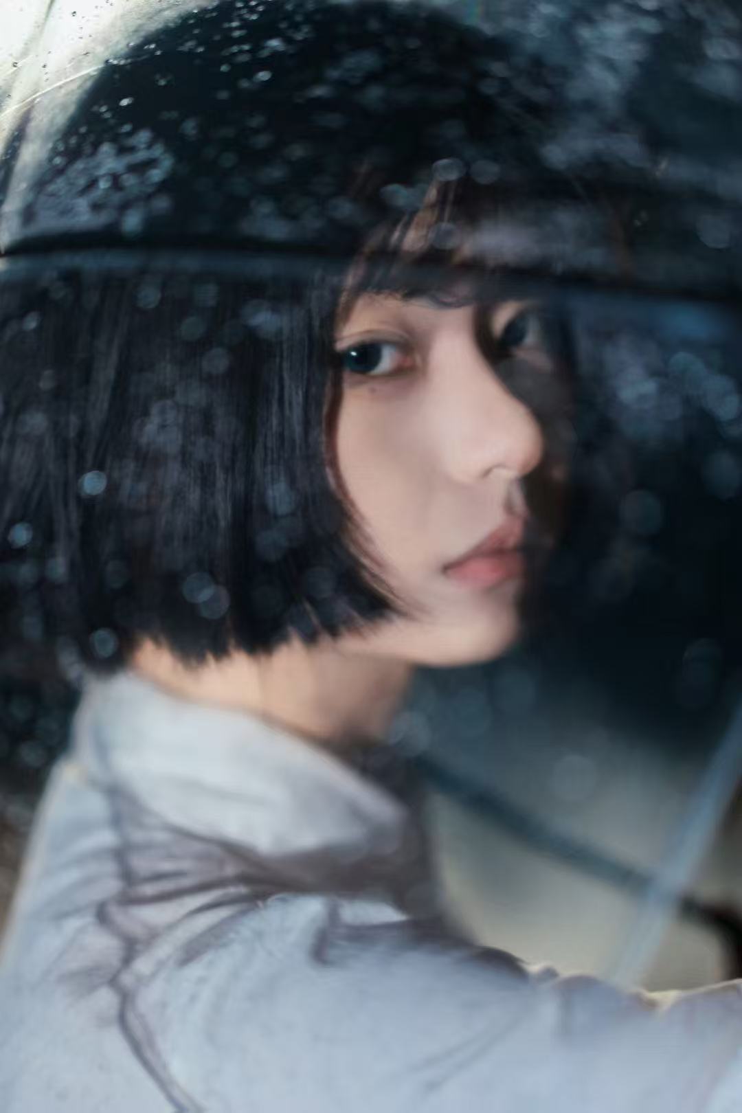 雨夜独白：透明伞与未说的话